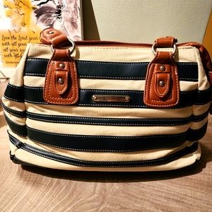 STONE MOUNTAIN STRIPPED PURSE